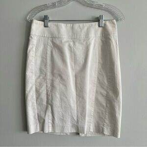 Express White Midi Skirt
